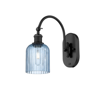 Bridal Veil - 1 Light - 5 inch - Matte Black - Sconce (3442|918-1W-BK-G559-5BL)