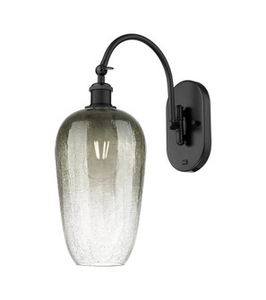 Brookhaven Flute - 1 Light - 7 inch - Matte Black - Sconce (3442|918-1W-BK-G484-7SL)