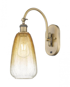 Brookhaven Almond - 1 Light - 6 inch - Brushed Brass - Sconce (3442|918-1W-BB-G480-6AM)