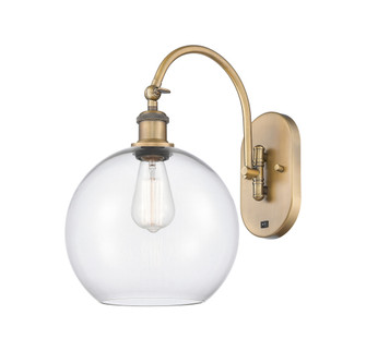 Athens - 1 Light - 10 inch - Brushed Brass - Adjustable - Sconce (3442|918-1W-BB-G122-10)