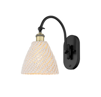 Bristol Natural - 1 Light - 8 inch - Black Antique Brass - Sconce (3442|918-1W-BAB-NBD-75-NAT)