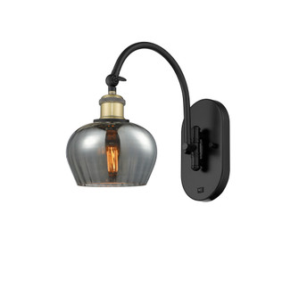 Fenton - 1 Light - 7 inch - Black Antique Brass - Sconce (3442|918-1W-BAB-G93)