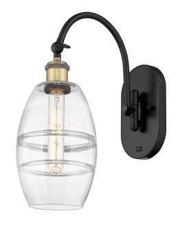 Vaz - 1 Light - 6 inch - Black Antique Brass - Adjustable - Sconce (3442|918-1W-BAB-G557-6CL)