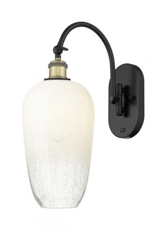 Brookhaven Flute - 1 Light - 7 inch - Black Antique Brass - Sconce (3442|918-1W-BAB-G484-7OP)