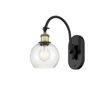 Athens - 1 Light - 6 inch - Black Antique Brass - Sconce (3442|918-1W-BAB-G124-6)