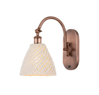 Bristol Natural - 1 Light - 8 inch - Antique Copper - Sconce (3442|918-1W-AC-NBD-75-NAT)