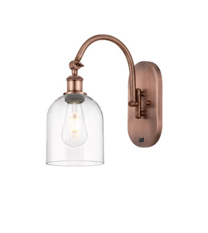 Bella - 1 Light - 6 inch - Antique Copper - Sconce (3442|918-1W-AC-G558-6CL)