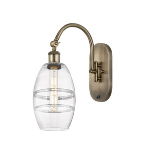 Vaz - 1 Light - 6 inch - Antique Brass - Adjustable - Sconce (3442|918-1W-AB-G557-6CL)