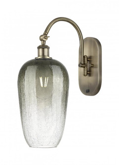Brookhaven Flute - 1 Light - 7 inch - Antique Brass - Sconce (3442|918-1W-AB-G484-7SL)