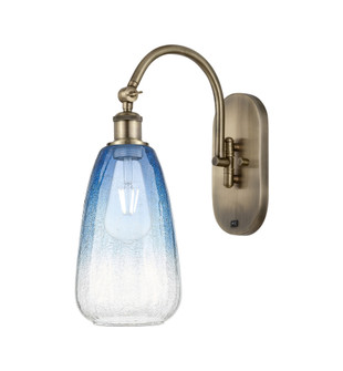 Brookhaven Almond - 1 Light - 6 inch - Antique Brass - Sconce (3442|918-1W-AB-G480-6SB)