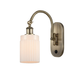 Hadley - 1 Light - 5 inch - Antique Brass - Sconce (3442|918-1W-AB-G341)