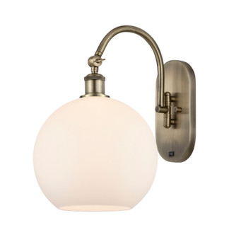 Athens - 1 Light - 10 inch - Antique Brass - Adjustable - Sconce (3442|918-1W-AB-G121-10)