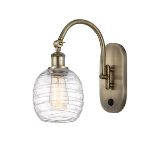 Belfast - 1 Light - 6 inch - Antique Brass - Sconce (3442|918-1W-AB-G1013)