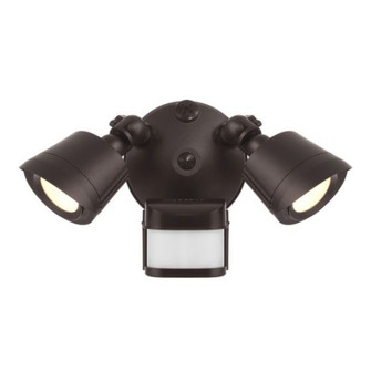 LED 3CCT Motion Sensored Double Flood Light in Bronze (128|4-FLOOD-MS-A2-3CCT-BZ)
