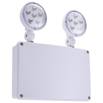 Emergency Light; 120-347V; 2HR Backup; Universal Mounting; Wet Location; Remote Compatible; White (27|67/582)