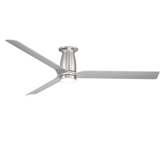 Smooth Flush Mount Ceiling Fan (7200|FH-W2502-52L-BN/SL)