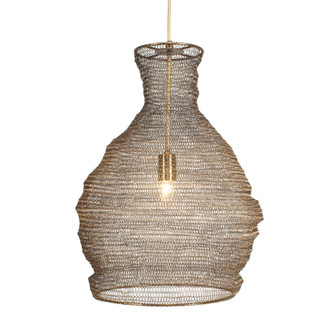 Uttermost Murmur Woven Brass 1 Light Pendant (85|21613)