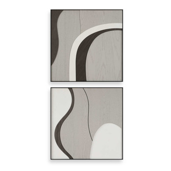 Uttermost Joel Modern Wood Wall Art Set/2 (85|04387)