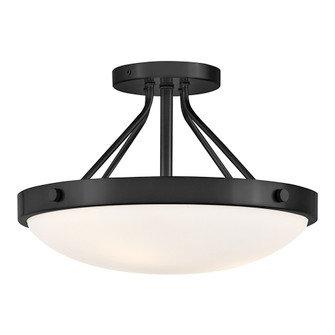 Medium Semi-Flush Mount (1118101|84363BK)