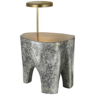 Lega 36'' Sculpted Side Table Reading Floor Lamp (279|AMB 1102ECL-MBR)