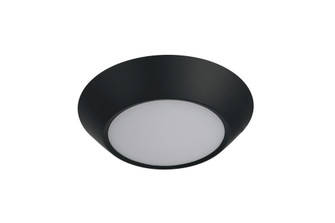 Slim Line 4'' (5.9'' Overall) 1 Light LED Flush in Flat Black; 5CCT Selectable 2700-5000K (20|X9304-FB-LED-5CCT)