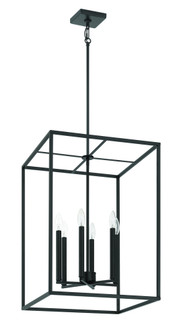 Signature Foyer 6 Light 25'' Foyer in Flat Black (20|60636-FB)