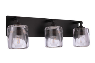 Andie 3 Light Vanity in Flat Black (20|20624FB3)