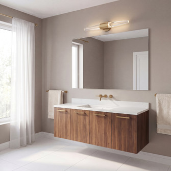 Beaumont LED Bathroom Vanity Light in Noble Brass (128|8-5204-28-127)