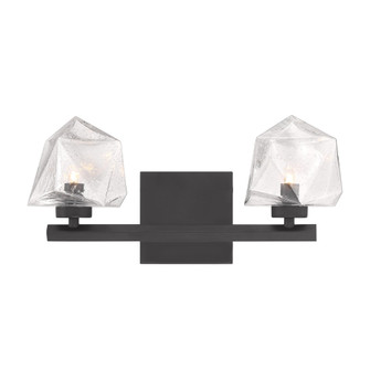Castello 2-Light Bathroom Vanity Light in Matte Black (128|8-1239-2-BK)