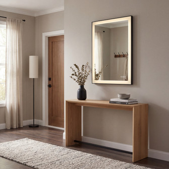 Paulding LED Rectangle Frontlit Mirror with Black Frame (128|2-1229-24X32)