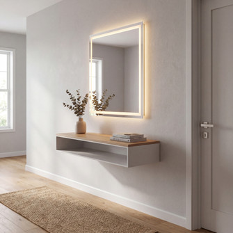 Oneida LED Rectangle Frontlit Mirror (128|2-1215-30X36)