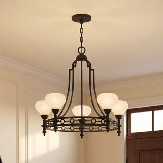 Allston 5-Light Chandelier in Matte Black (128|1-1606-5-89)