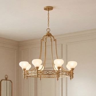 Allston 8-Light Chandelier in Warm Brass (128|1-1605-8-322)