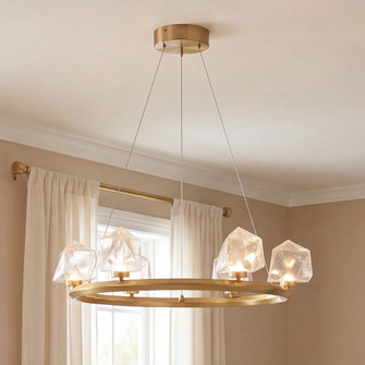 Castello 6-Light Chandelier in Warm Brass (128|1-1237-6-322)