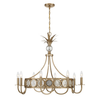 Hearst 8-Light Chandelier in Noble Brass (128|1-1205-8-127)