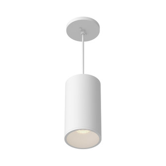 Lorna 8-in (4-in Dia.) 36 Degree Optic White LED Pendant (461|LD4-PD08W20-3036-WH-UNV-010)