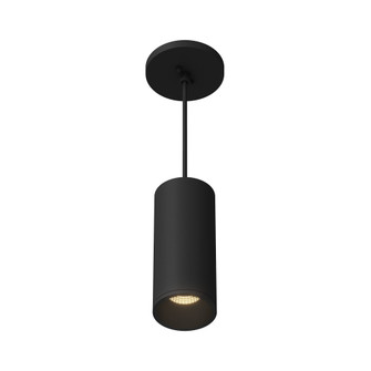 Lorna 8-in (3-in Dia.) 36 Degree Optic Black LED Pendant (461|LD3-PD08W14-3036-BK-UNV-010)