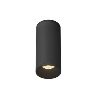 Lorna 7-in (3-in Dia.) 36 Degree Optic Black Dimmable LED Cylinder Flush Mount (461|LD3-FM08W14-3036-BK-UNV-010)