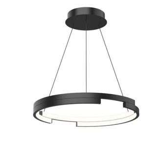 Anello Minor 19-in Black Dimmable LED Pendant (461|PD52719-BK-UNV-010)