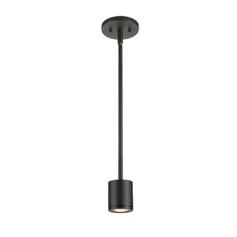 Nordic 3-in (2-in Dia.) Black Dimmable LED Exterior Cylinder Pendant (461|EP262103-BK)