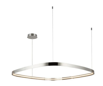 Yukon 40-in Polished Nickel LED Pendant (461|PD78040-PN-UNV)