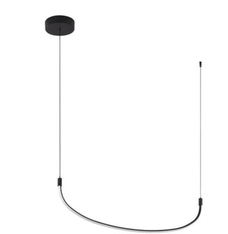Talis 36-in Black Dimmable LED Linear Pendant (461|LP89036-BK-UNV)