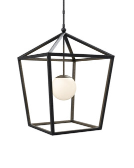 Denison Large Black Outdoor Lantern (92|9500-0024)