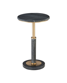 Miles Black Marble Accent Table (92|4000-0241)