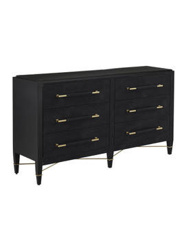 Verona Black Six-Drawer Chest (92|3000-0332)
