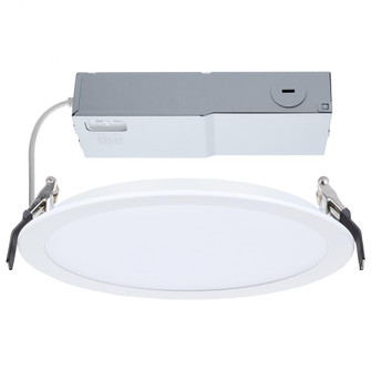 20 Watt; 8 Inch LED Direct Wire Downlight; Remote Driver; CCT Selectable; Dual Dimming; Flat Face; (27|S11847)