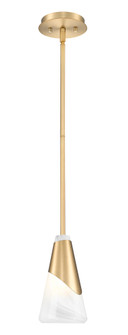 1 Light Pendant (276|828P6-ROD-MGLD)