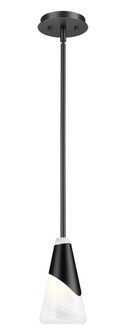 1 Light Pendant (276|828P6-ROD-MB)