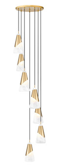 7 Light Chandelier (276|828P6-7R-MGLD)