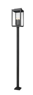 6 Light Outdoor Post Mounted Fixture (276|5019PHXXLS-536P-BK)